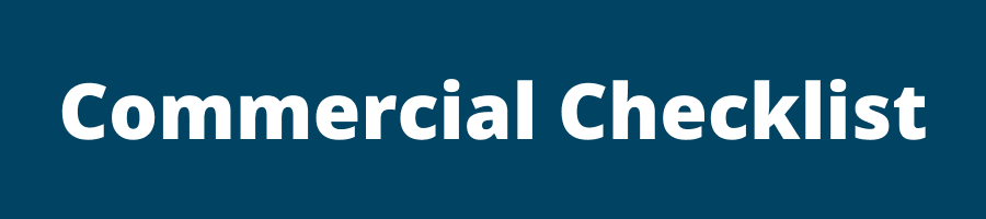 commercial checklist