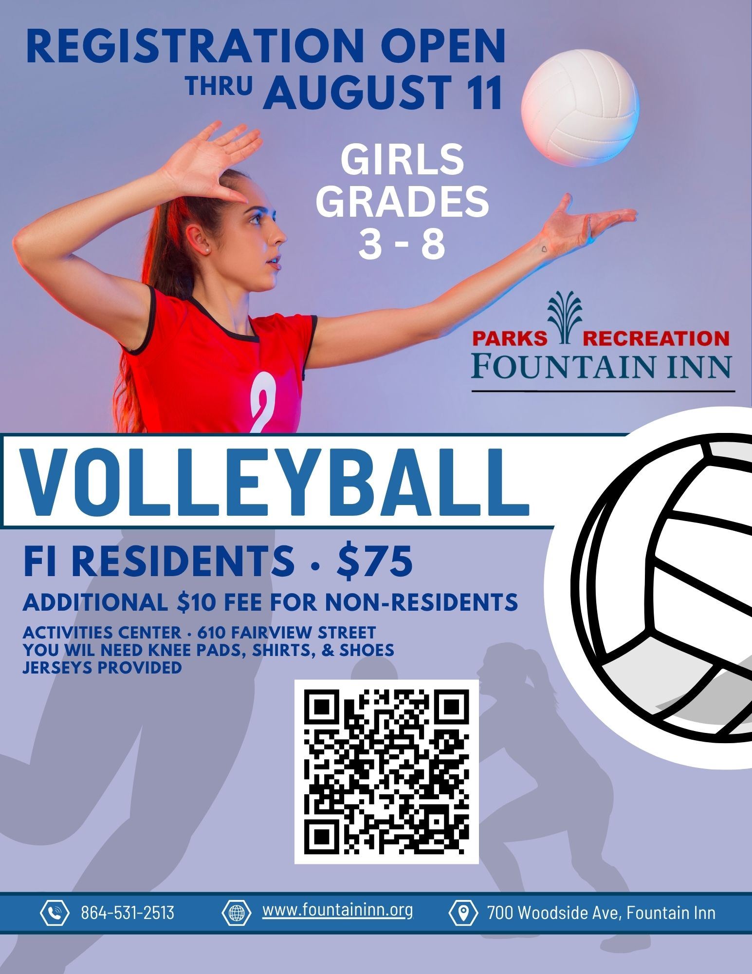 Fall Volleyball Registration 2025