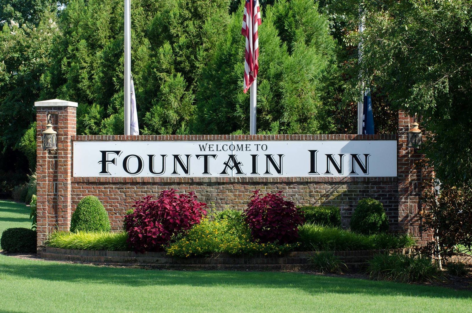 Welcome to Fountain Inn Sign