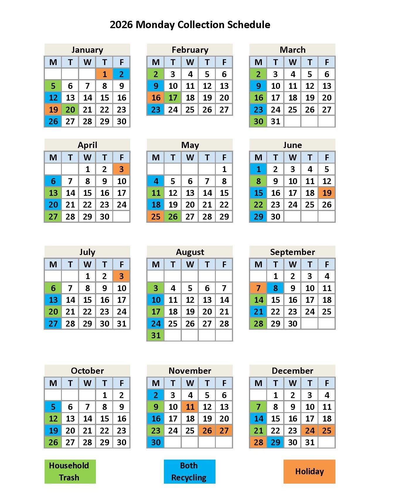 2026 sanitation schedule_Page_1